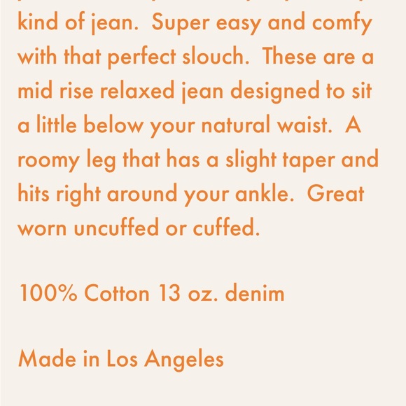 EUC Hey Gang Loose Crop Richman wash jeans - Picture 5 of 11